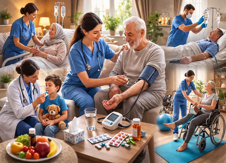 اعزام پرستار به منزل در تهران