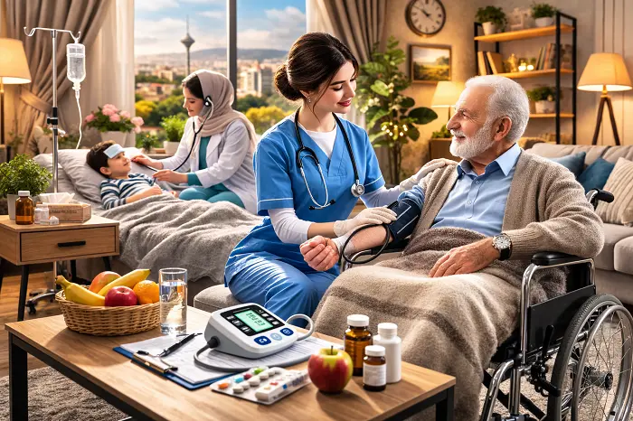 اعزام پرستار به منزل در تهران