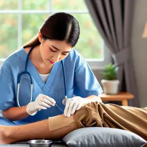 کشیدن بخیه در منزل تهران